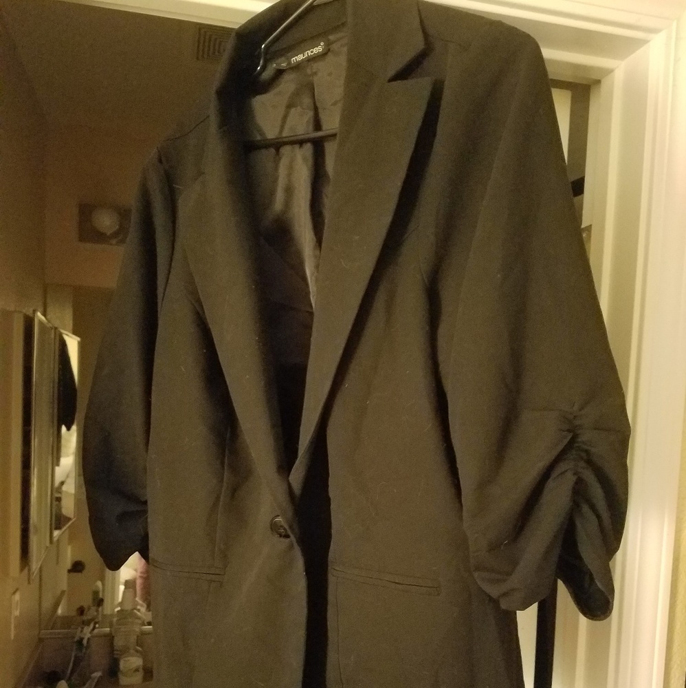 Black maurices blazer